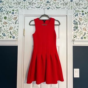 H&M Red Skater Dress - XS